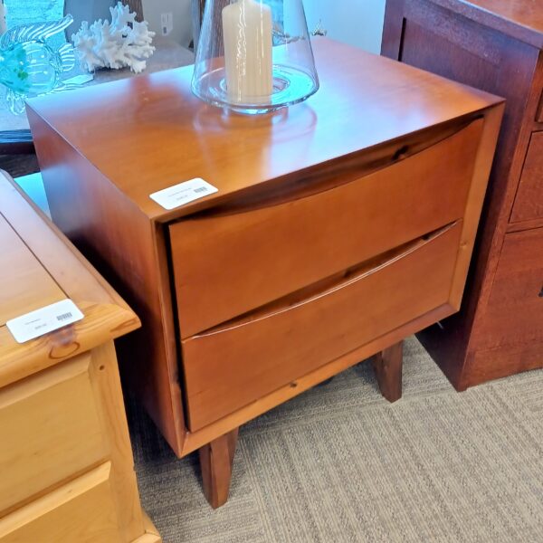 two drawer mc style nightstand