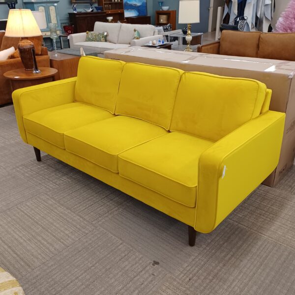 mod yellow sofa