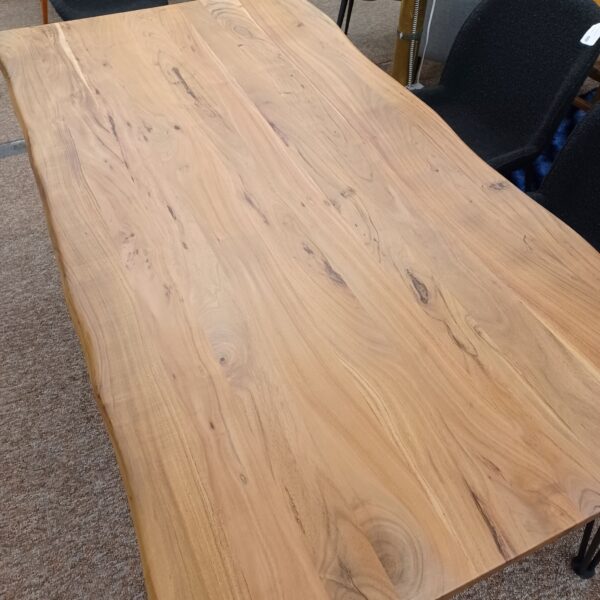 acacia live edge dining table