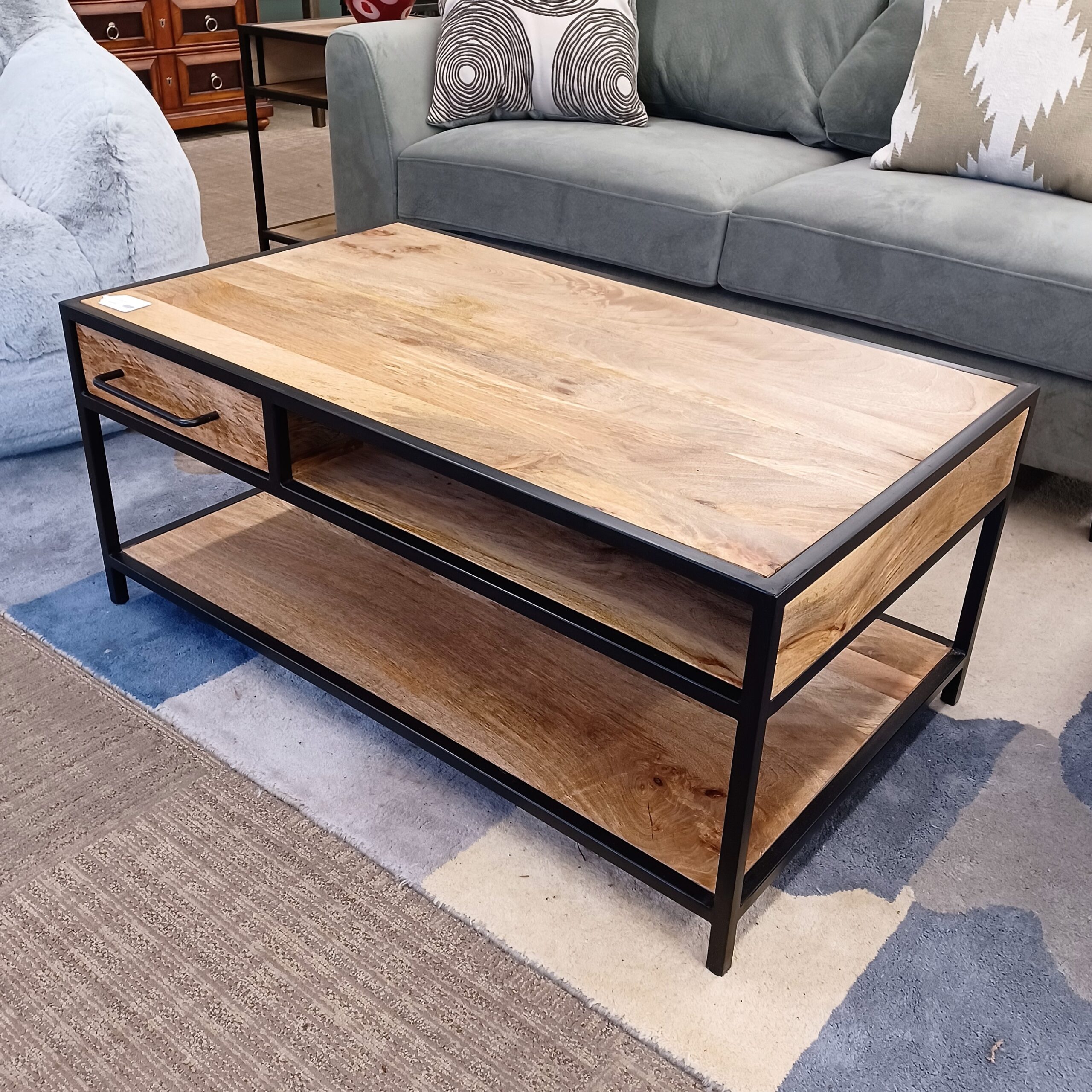 industrial coffee table