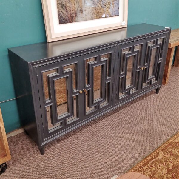4 panel mirrored sideboard