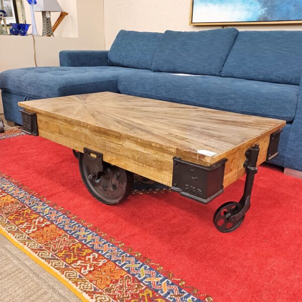 factory cart coffee table