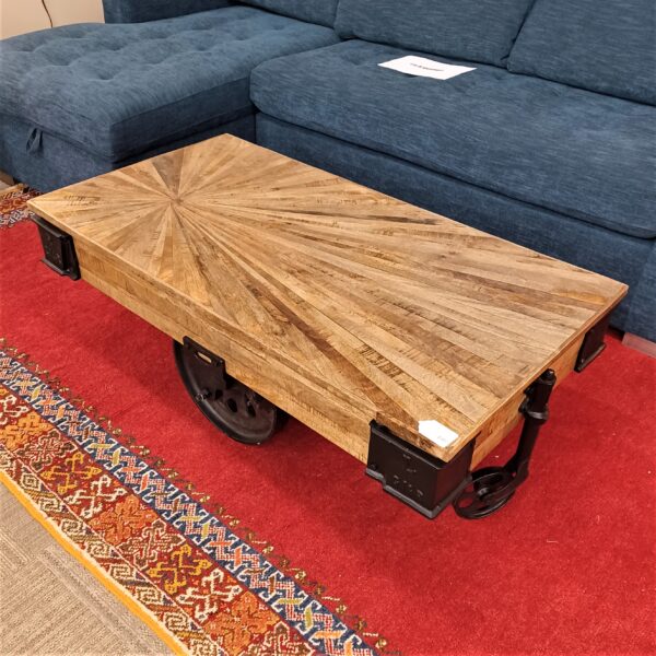 factory cart coffee table