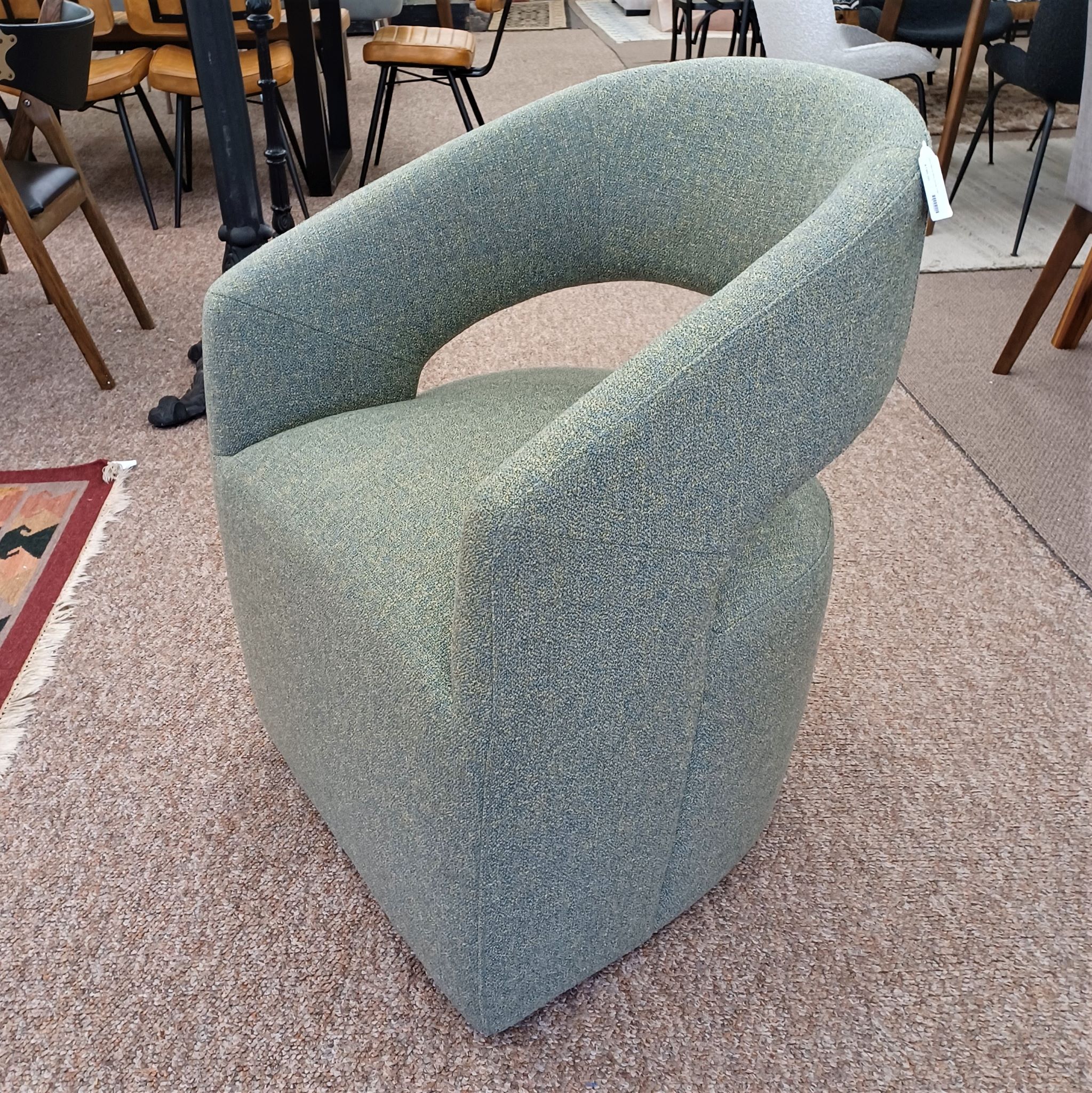 aqua marine mod dining chair