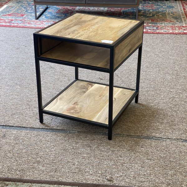 industrial side table