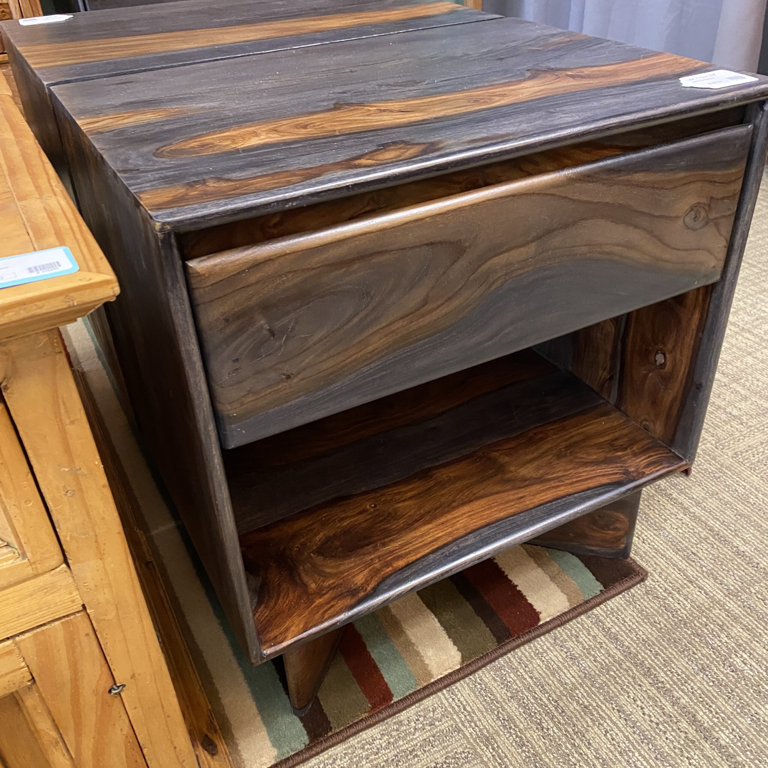 pacific steel nightstand