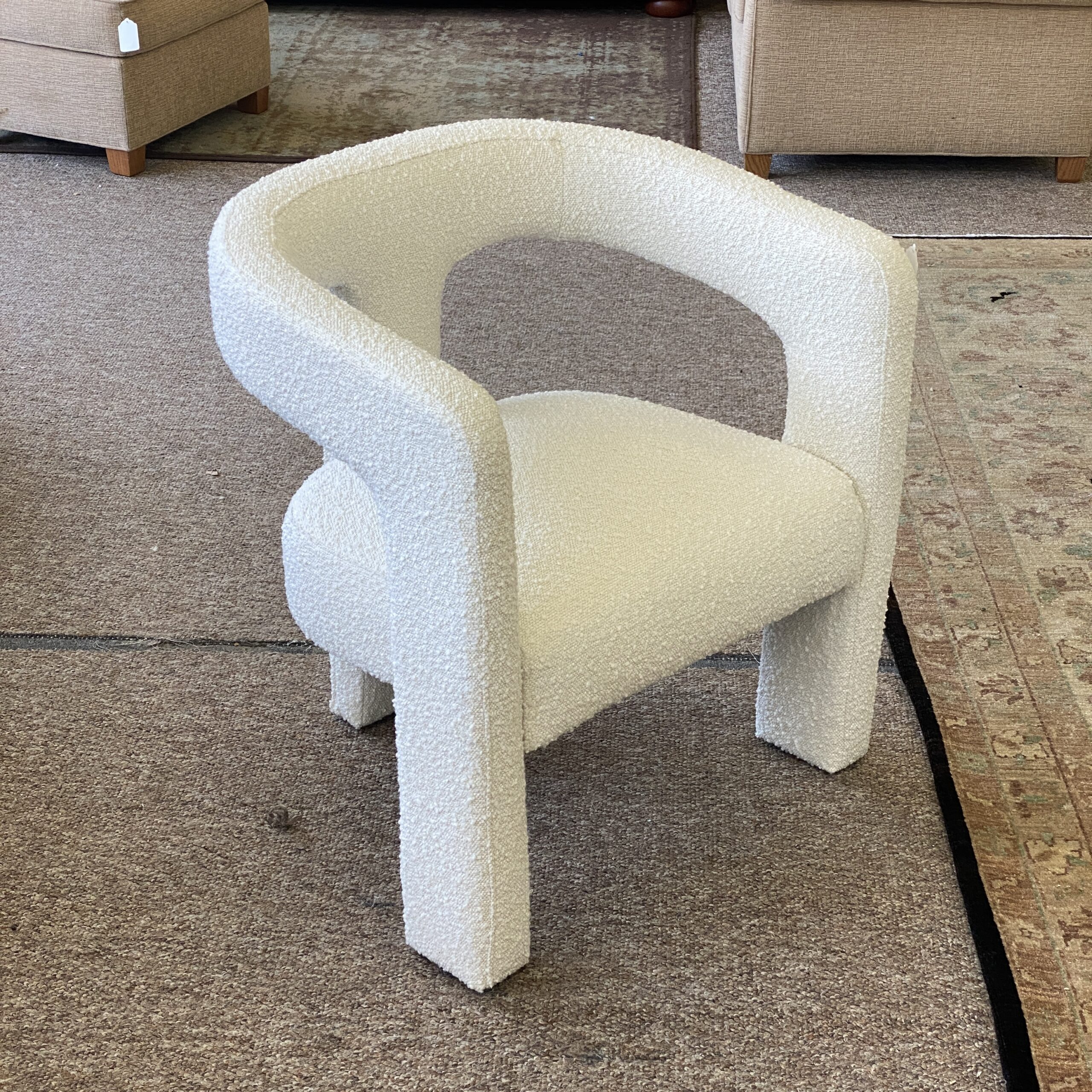 comfy mod ivory chair