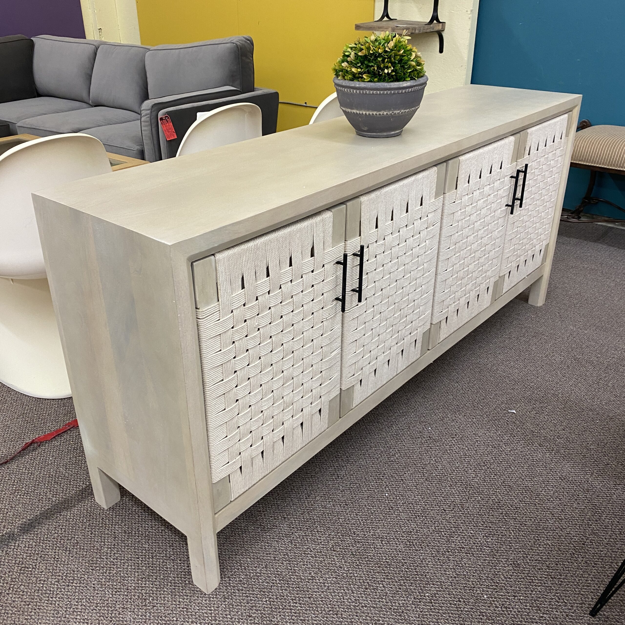 sadler natural sideboard