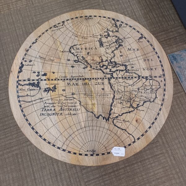 world map coffee table