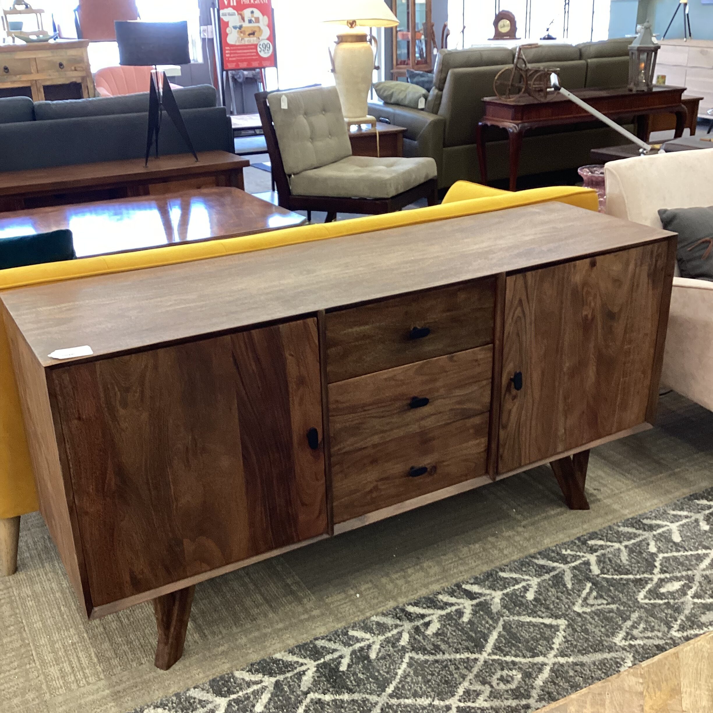 walnut mc sideboard