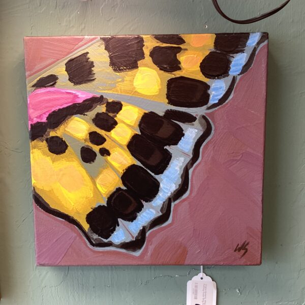 original butterfly wing abstract painting
