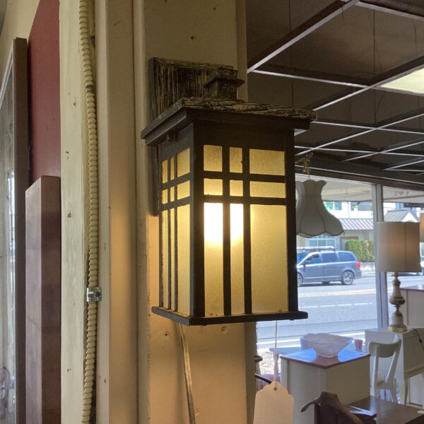 arts & crafts style sconce