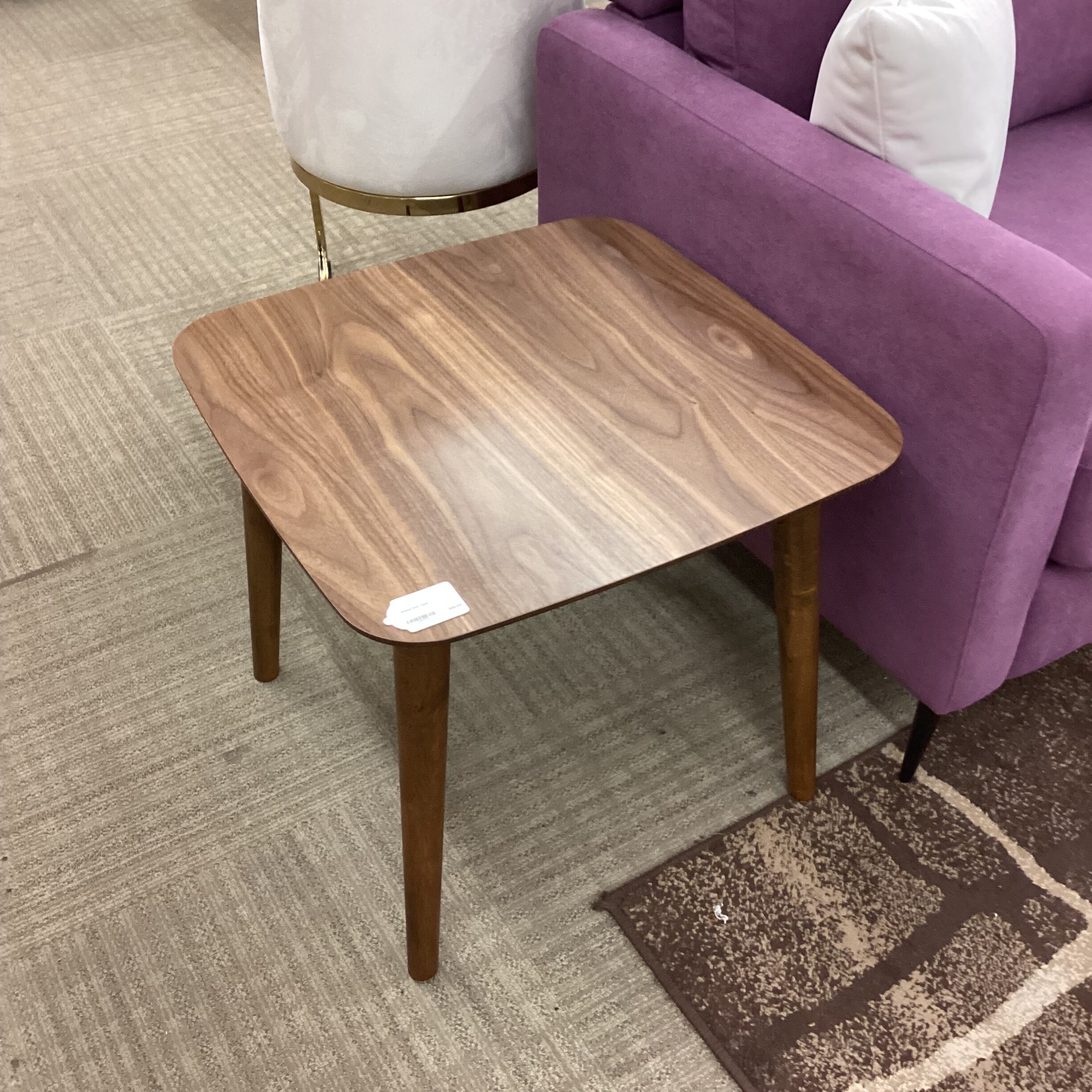 walnut end table