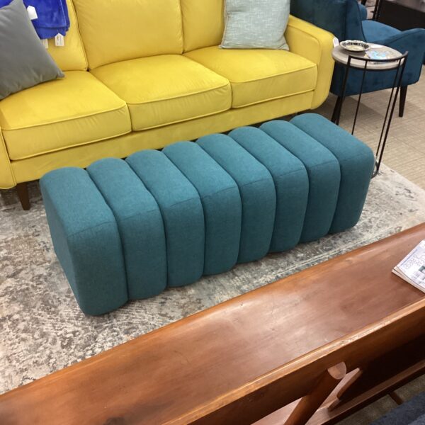 peacock blue accent chair