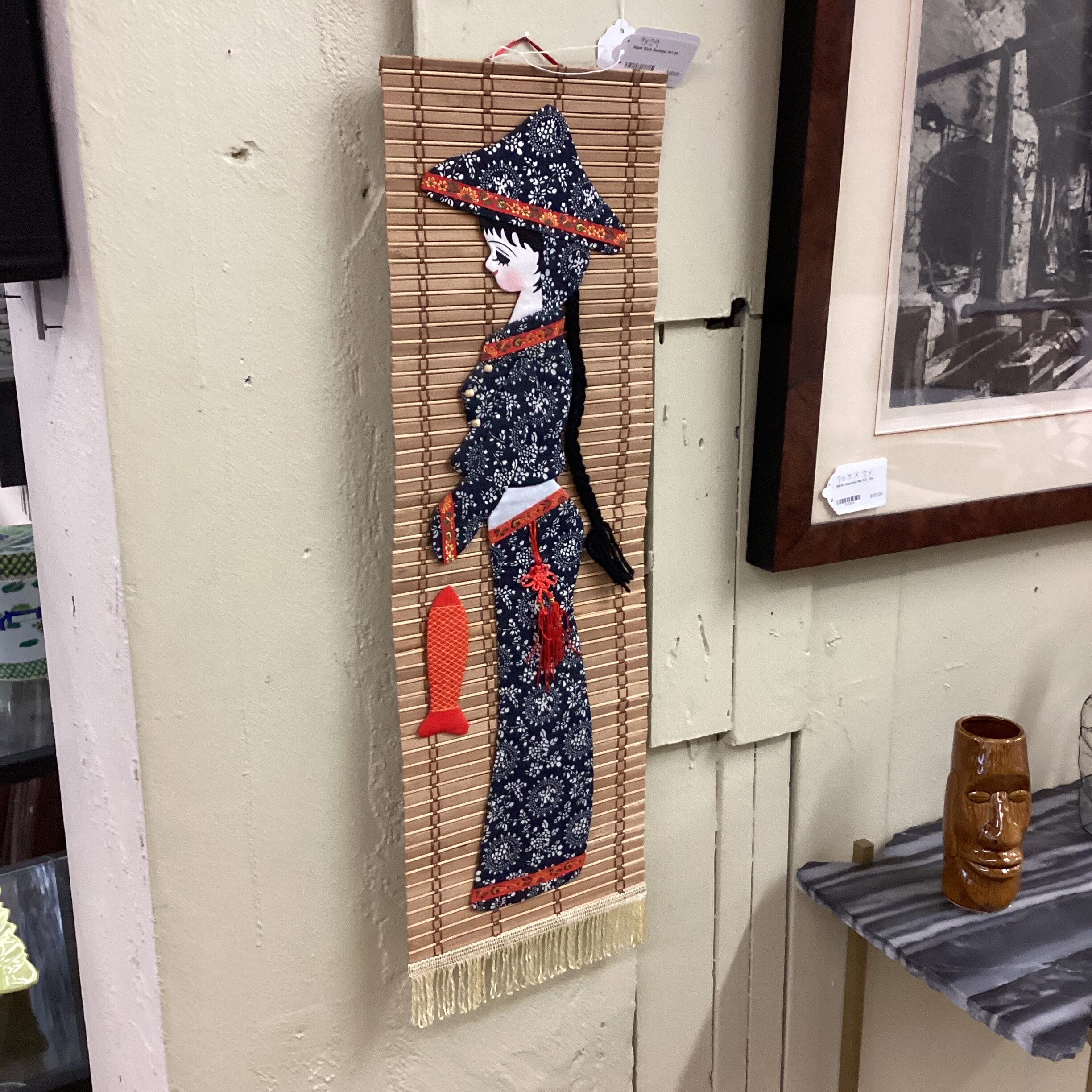 asian style bamboo art