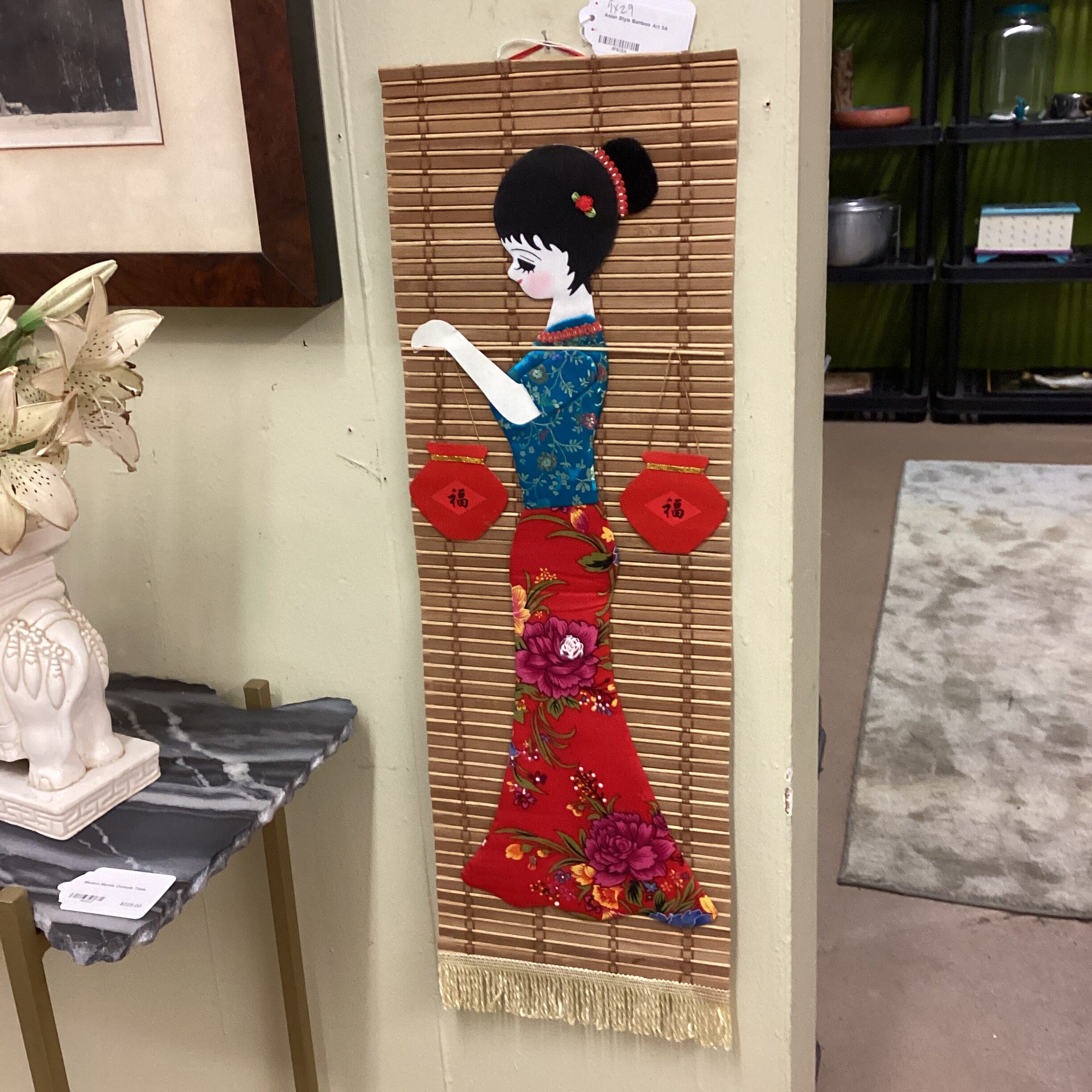 asian style bamboo art