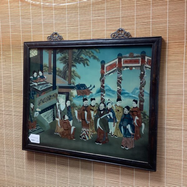 chinese gathering painting