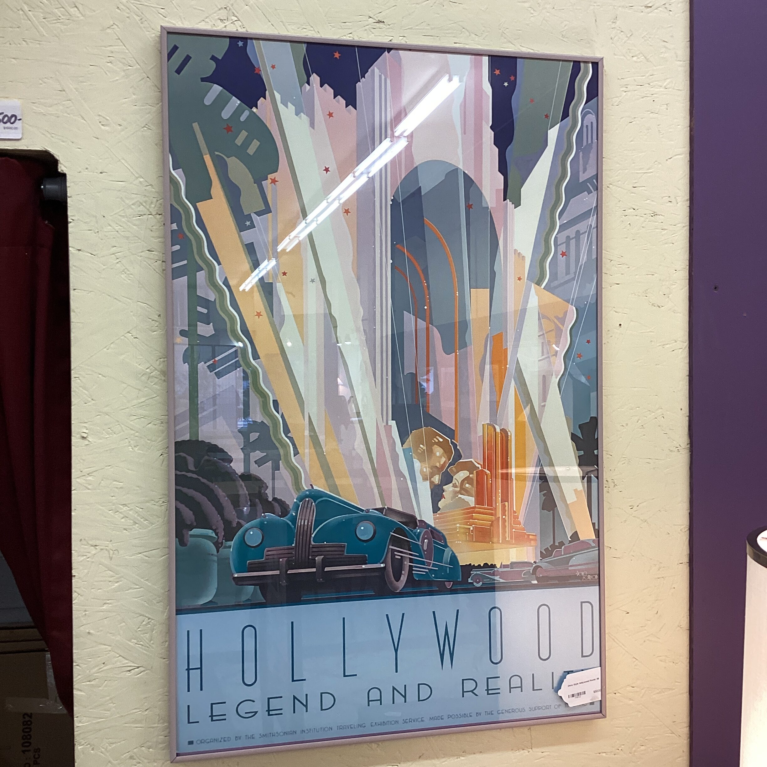 deco style hollywood poster