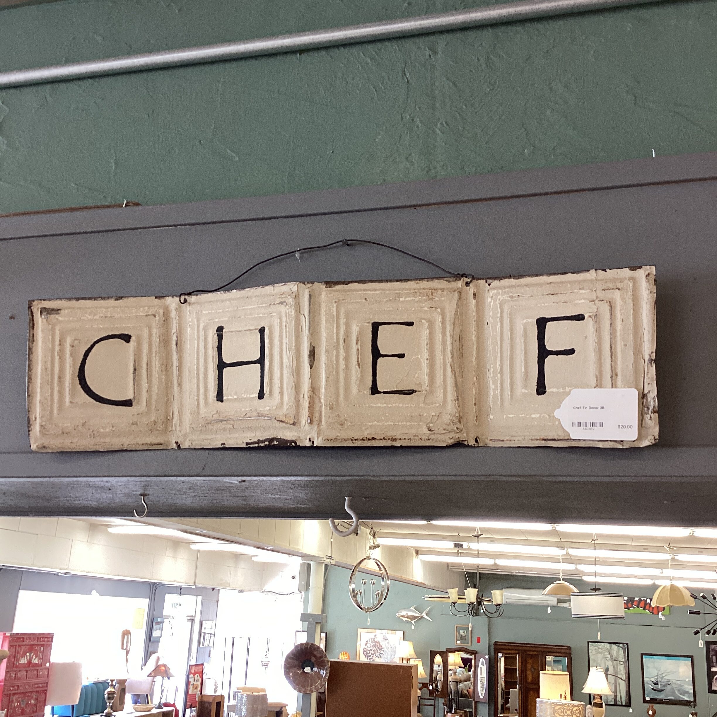 chef tin decor