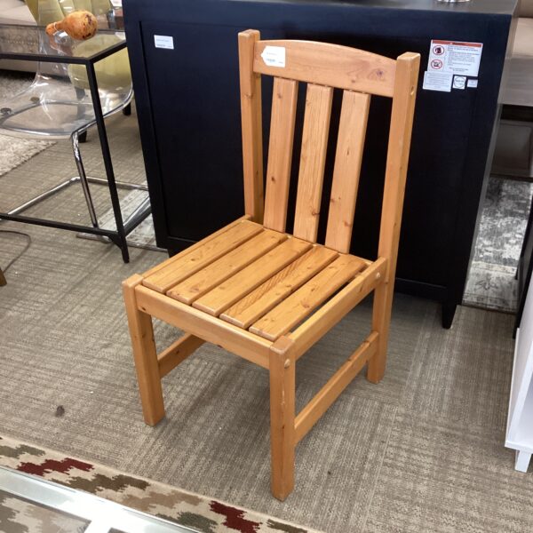 pine desk chair