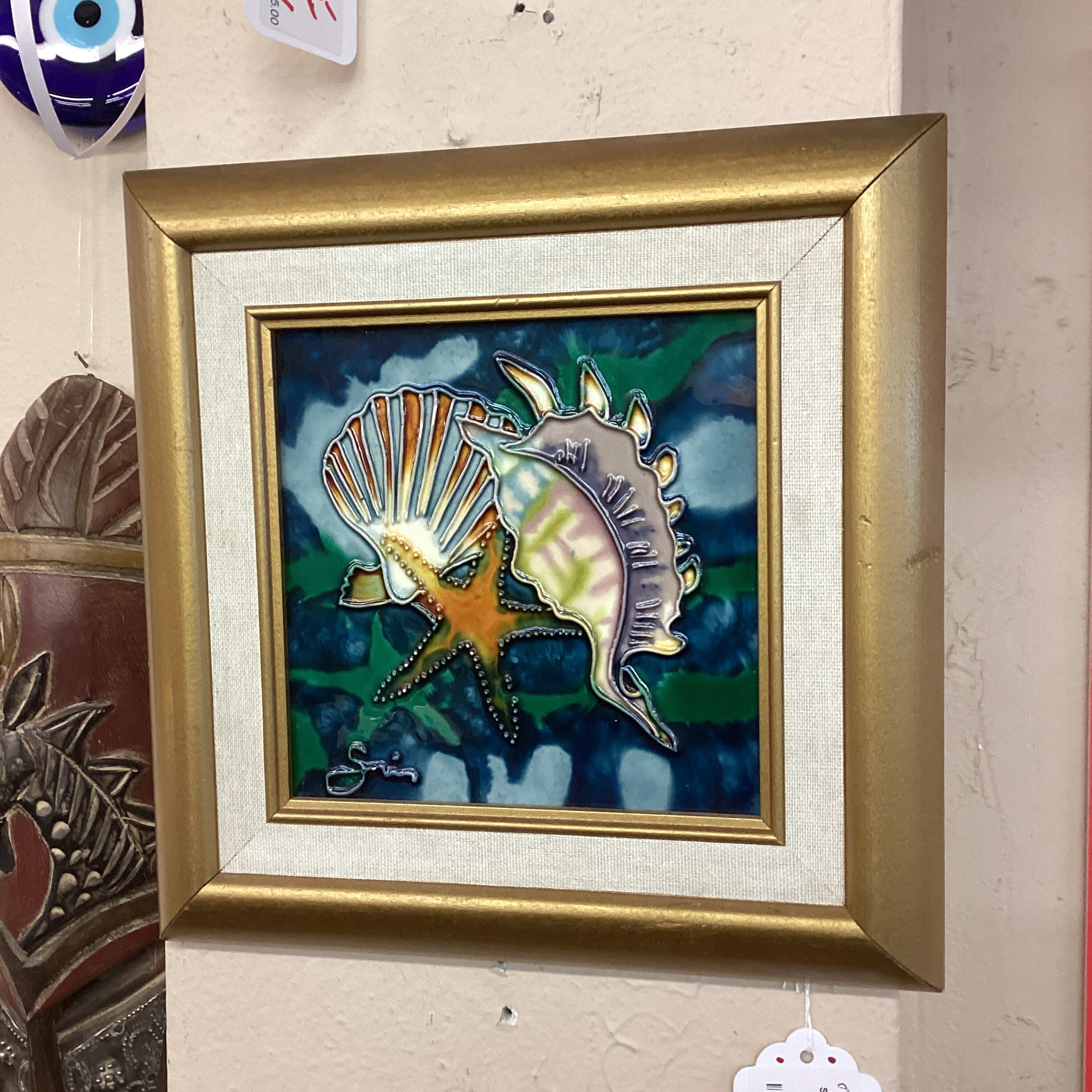 shells tile art