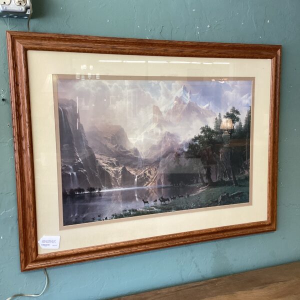 among the sierra nevada mountains, california by albert bierstadt print