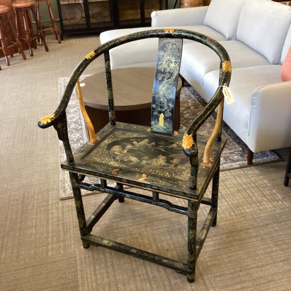 ornate lacquered chinese ceremony chair