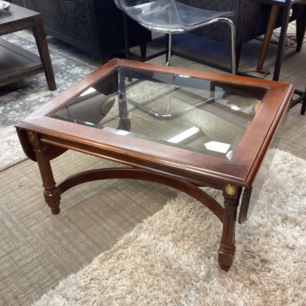 neoclassic dropleaf cocktail table