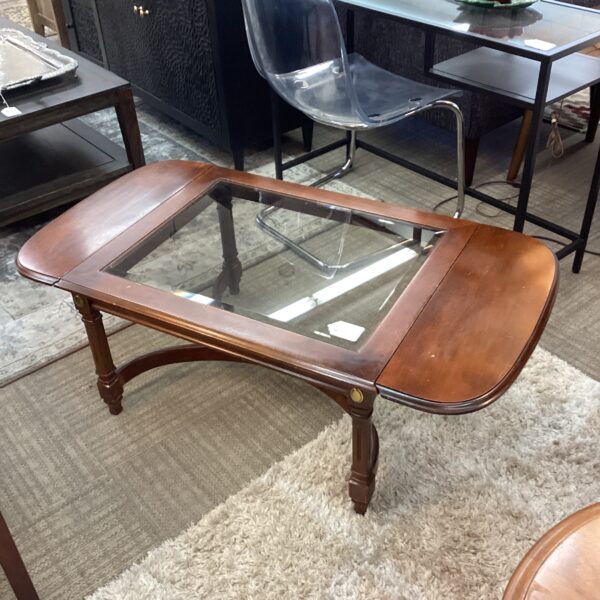 neoclassic dropleaf cocktail table
