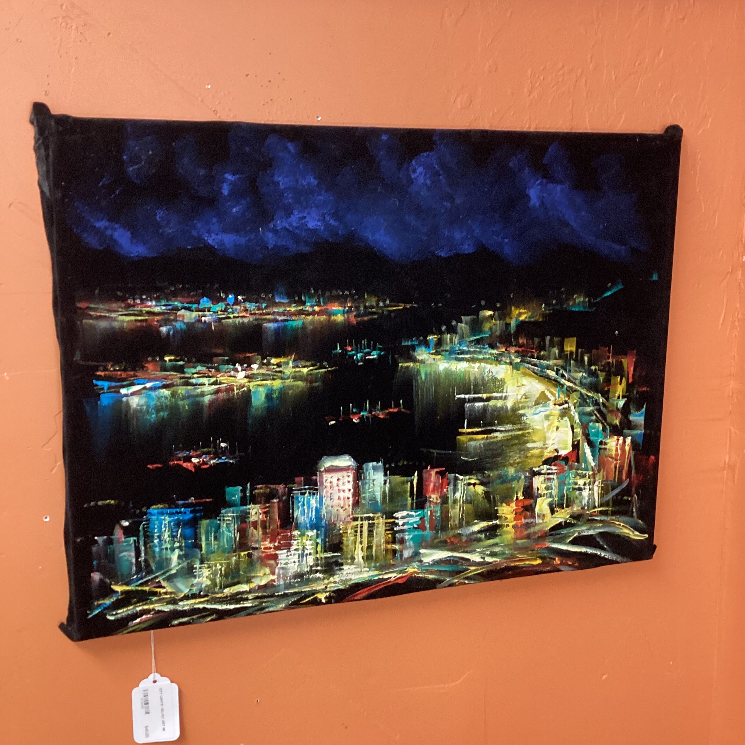 city lights! velvet art