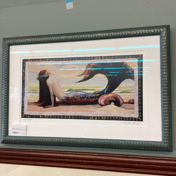 signed & numbered mermaid print