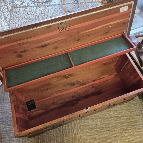 classic dark wood lane cedar chest