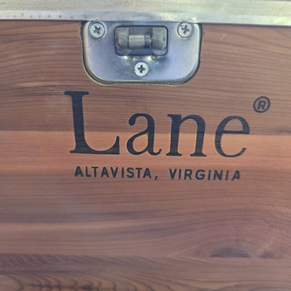 classic dark wood lane cedar chest