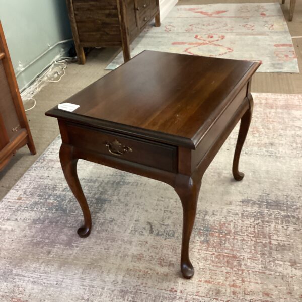 classic queen anne style end table
