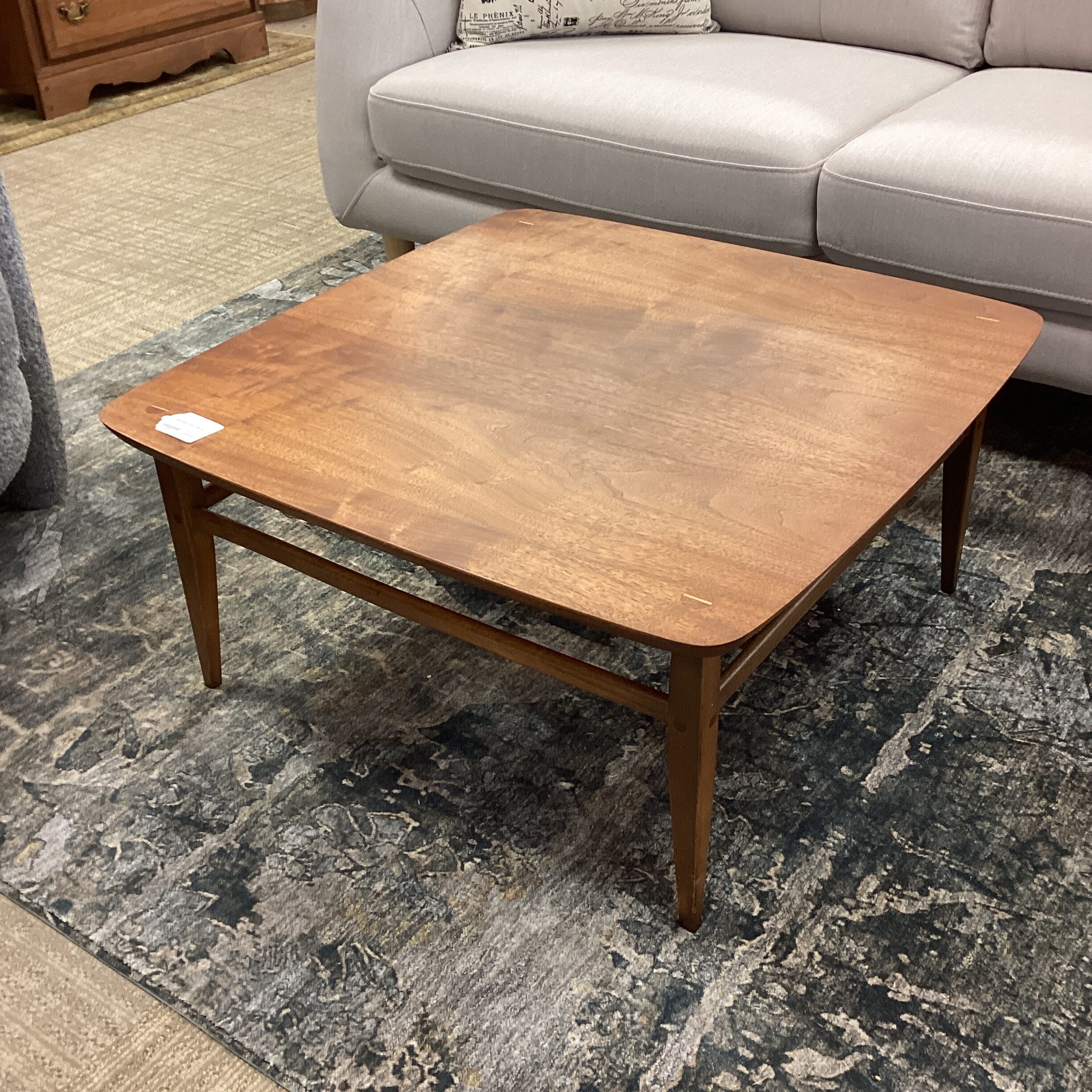 lane walnut coffee table
