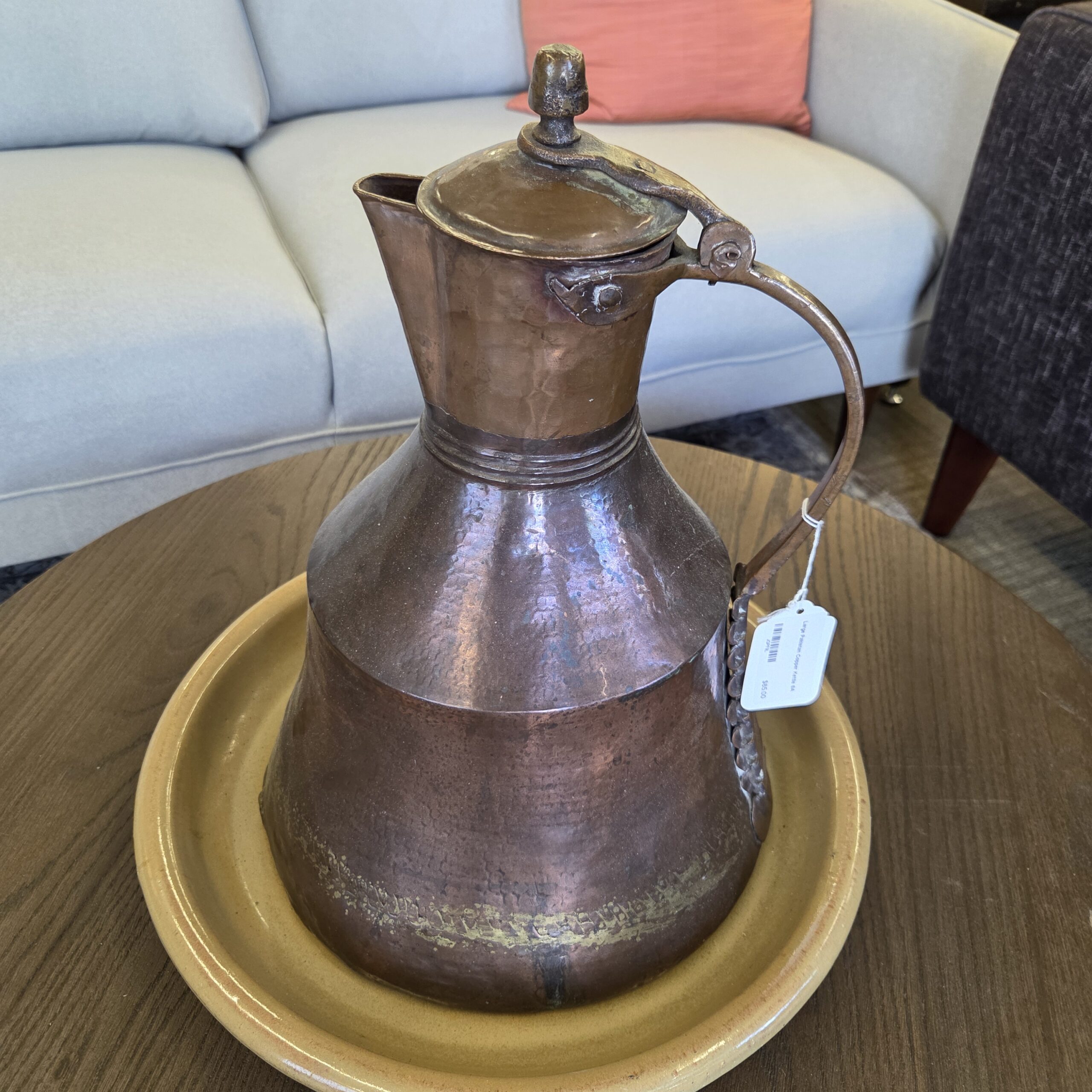 large pakistan copper kettle