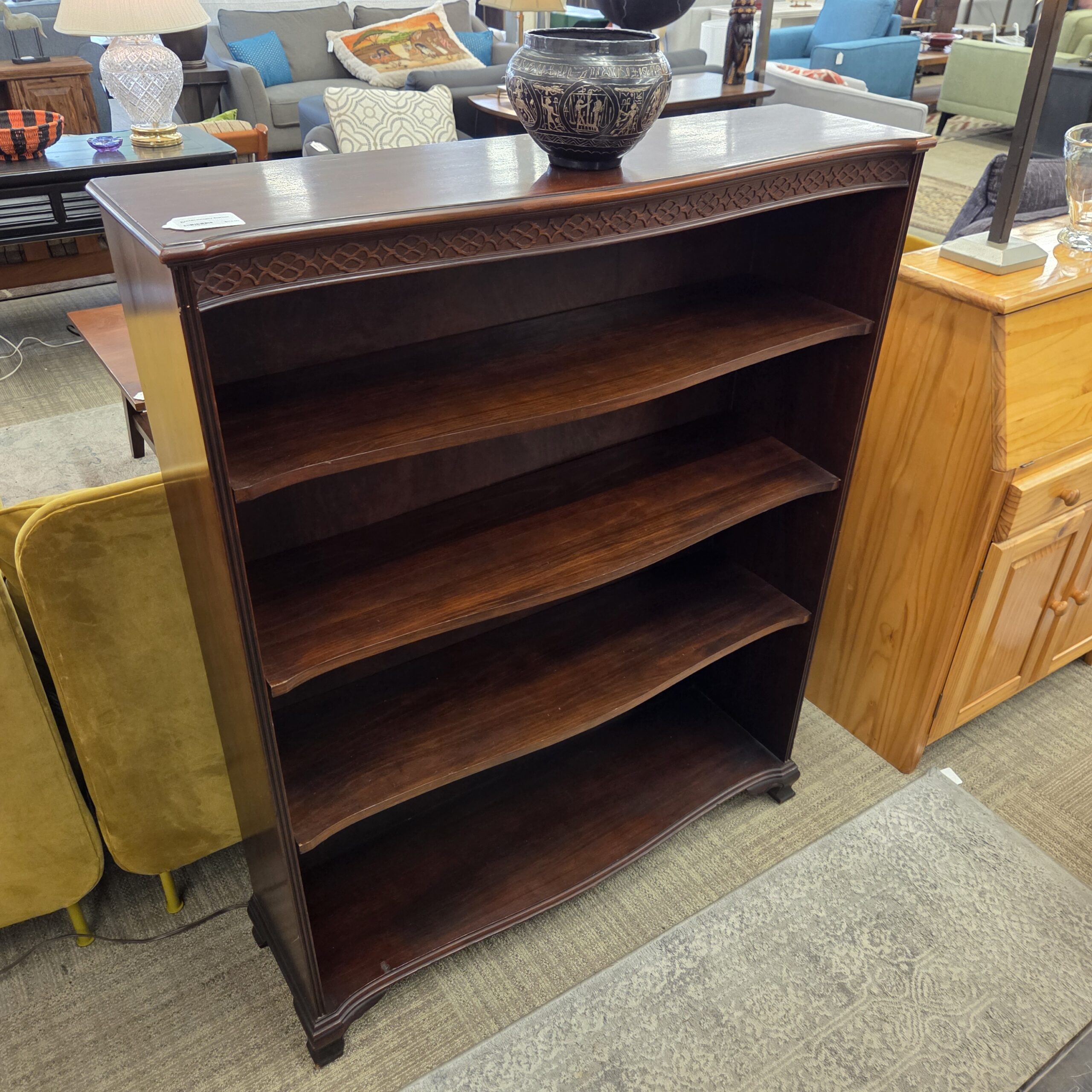 wabash mahogany bookcase