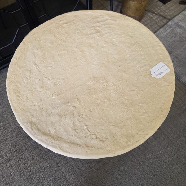 metal stucco esque side table
