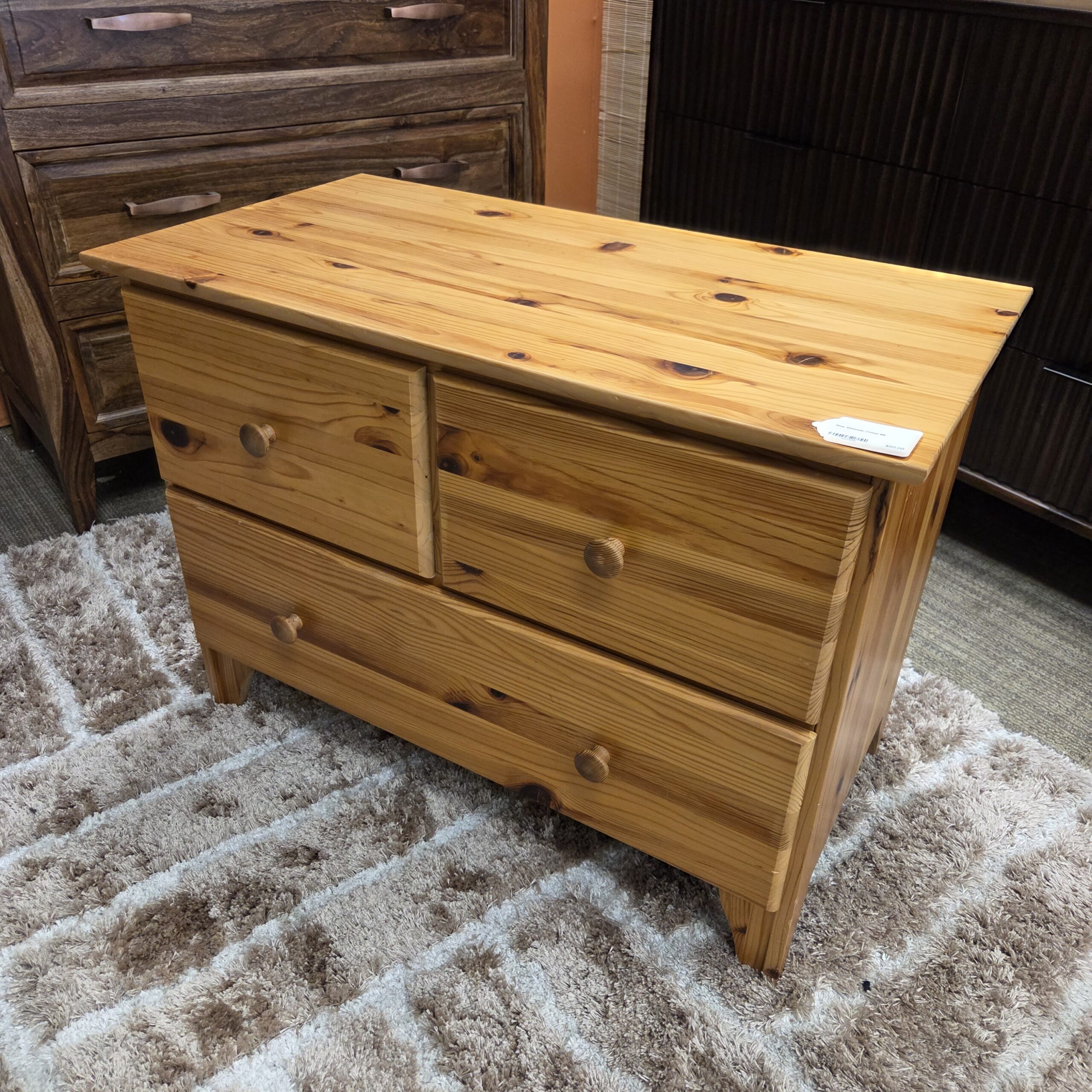 pine 3drawer chest