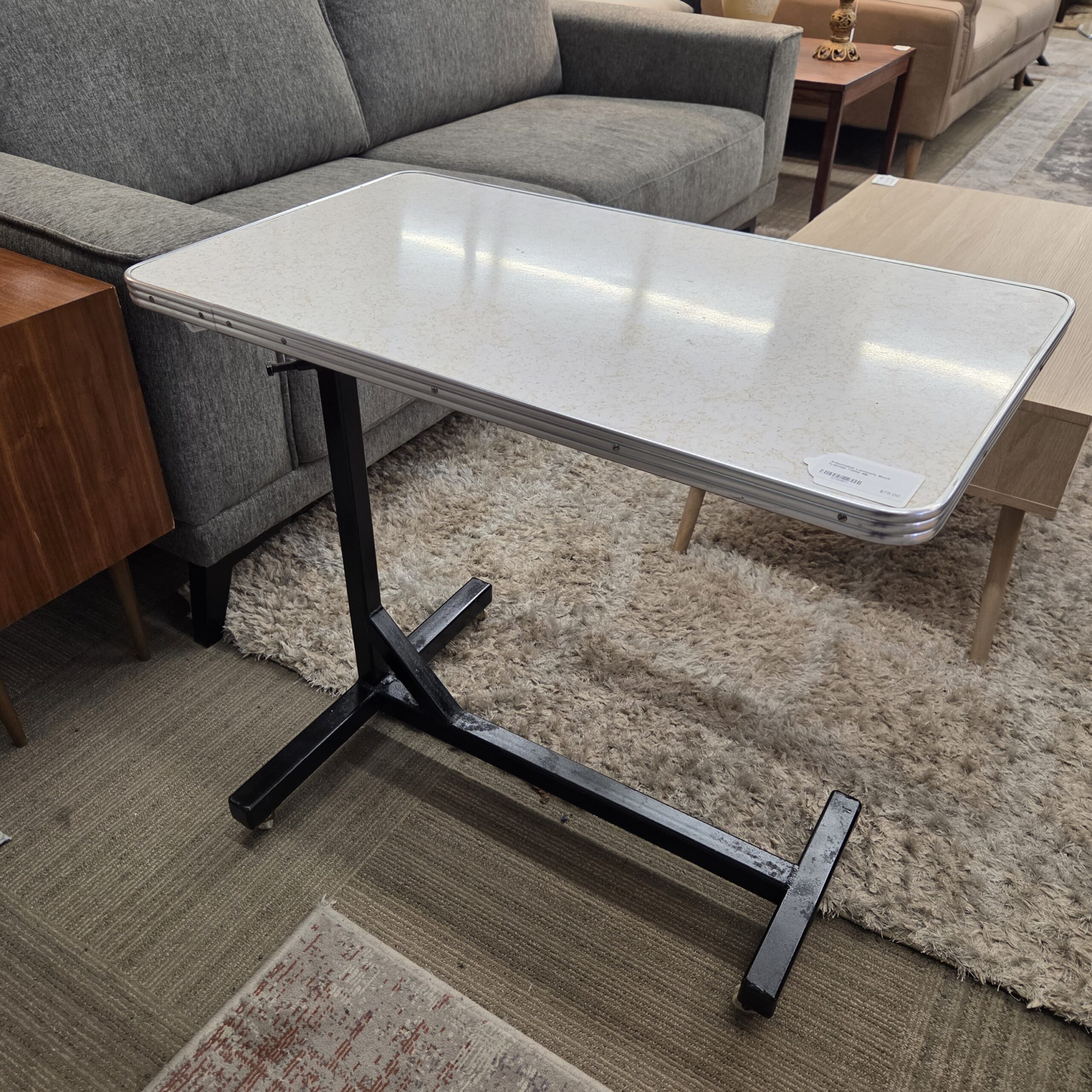 adjustable laminate book /laptop /tv table