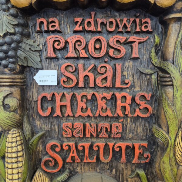 vintage vanguard studios cheers beer sign