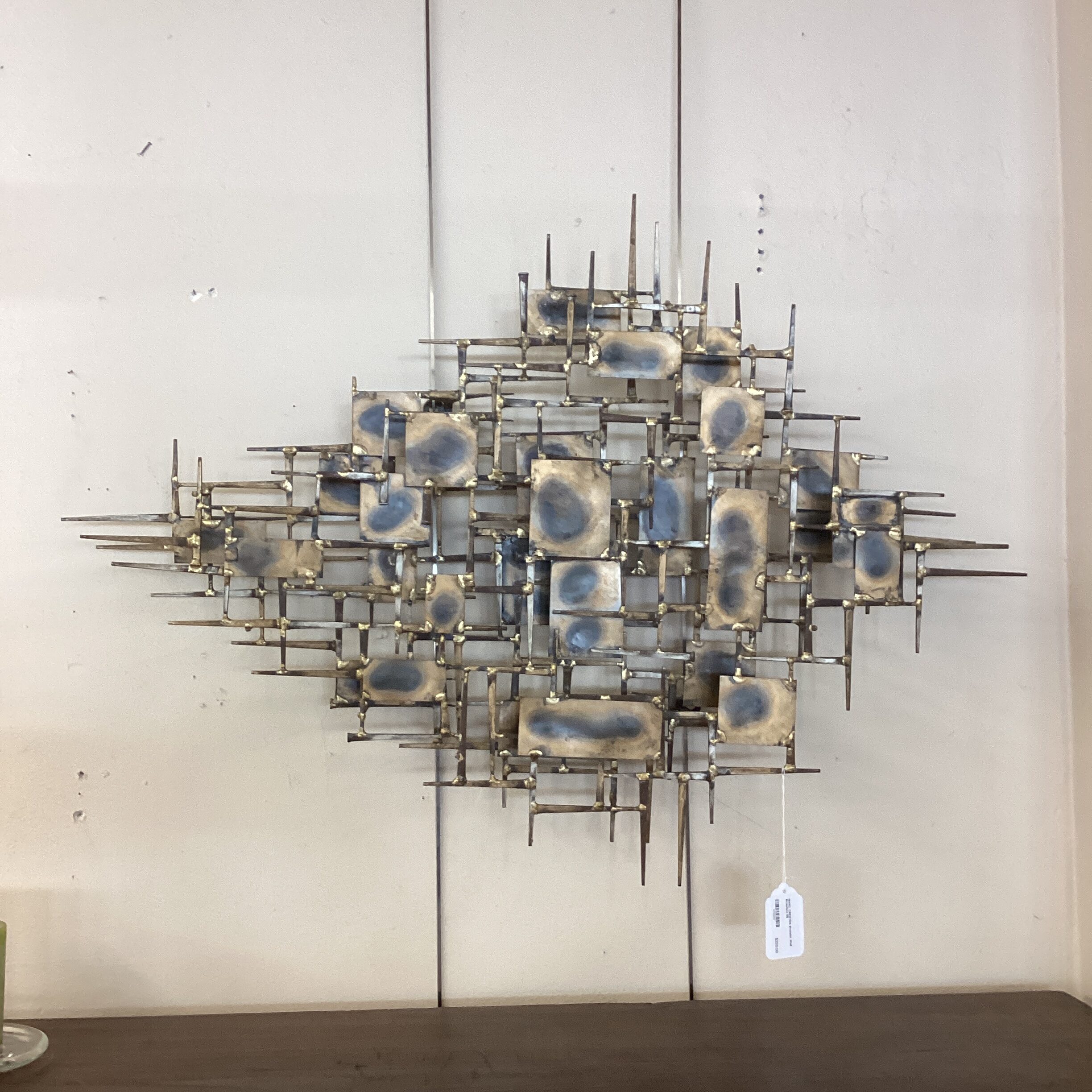 marc creates brutalist wall sculpture