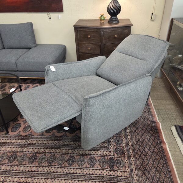 charcoal gray recliner