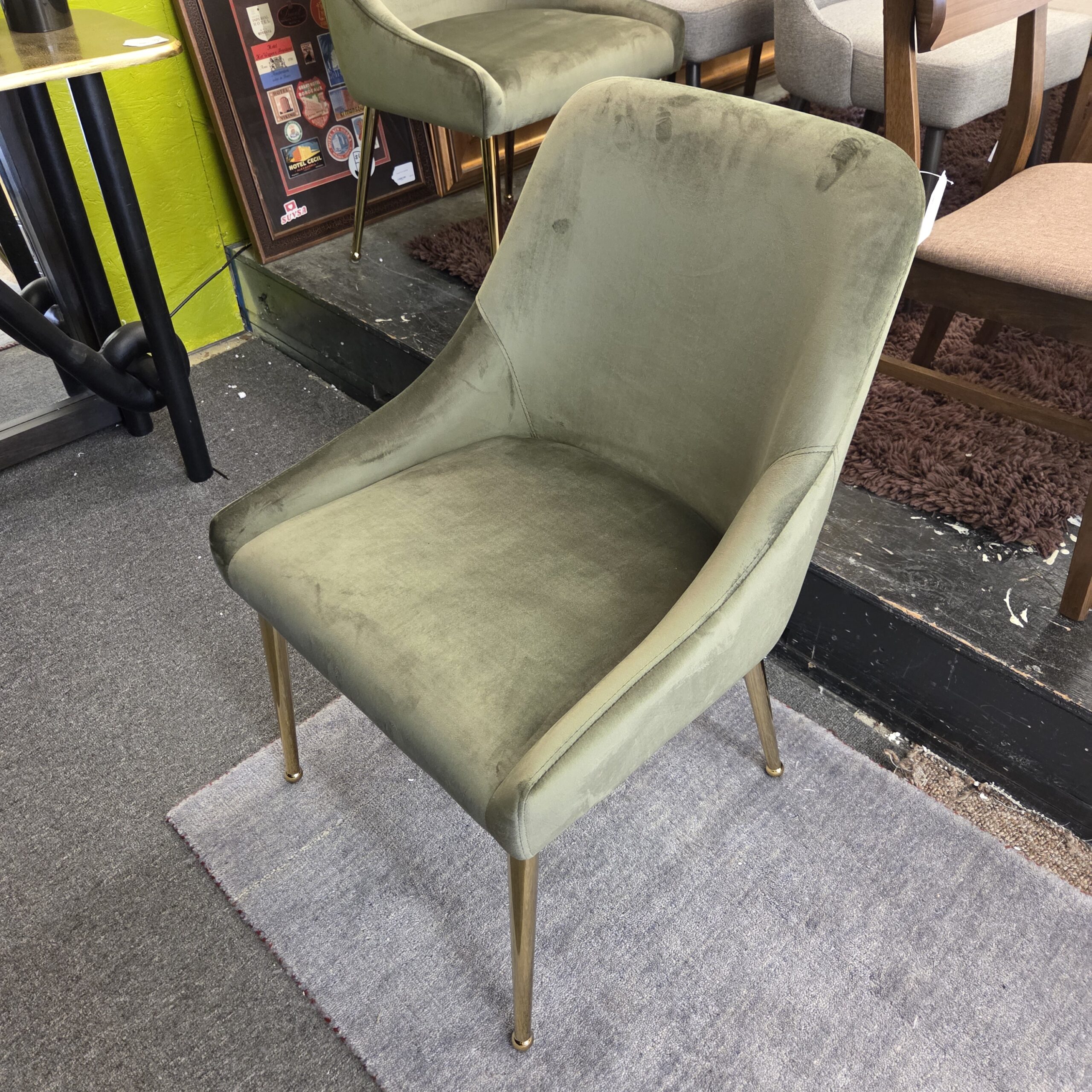 olive dining chair