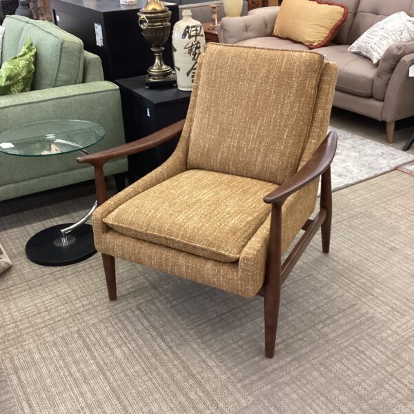 retro fabric arm chair
