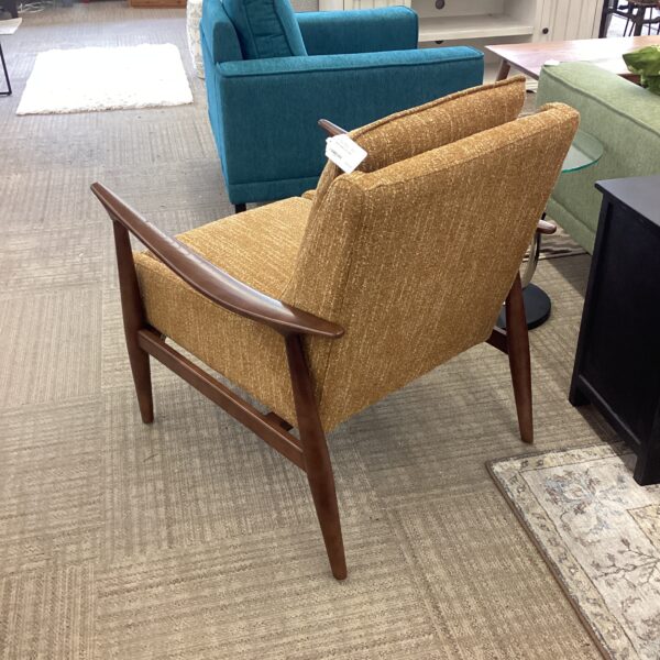 retro fabric arm chair