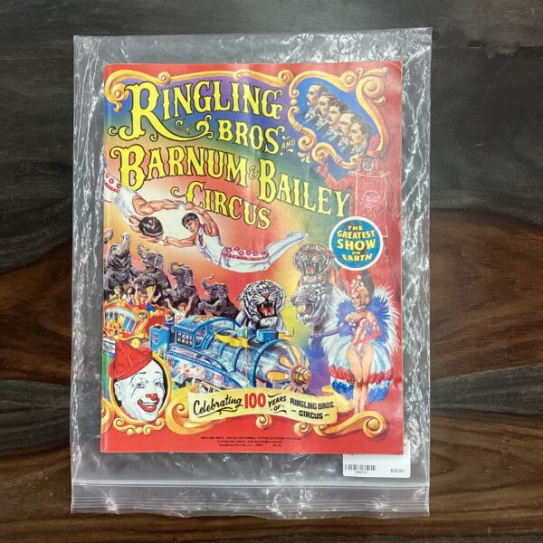vintage ringling bros. circus program