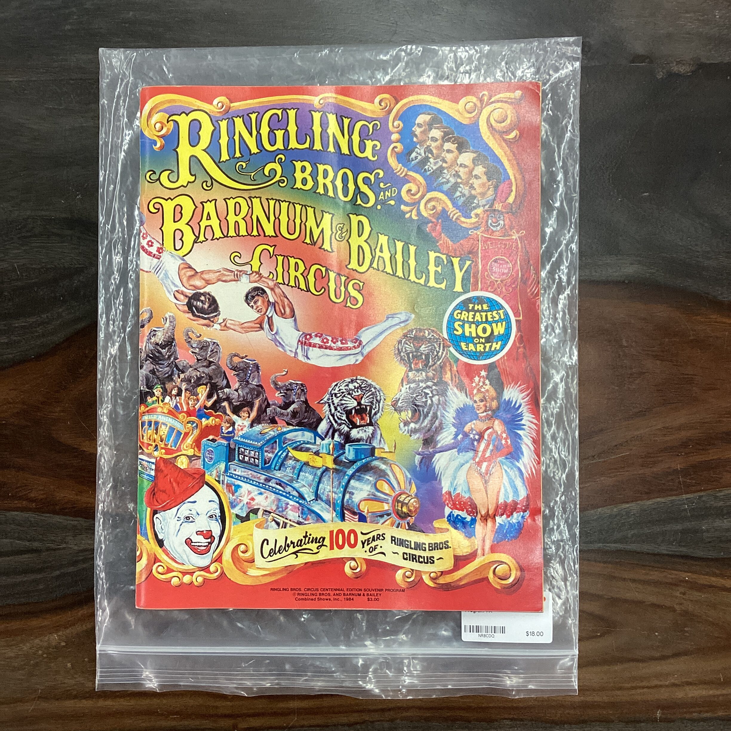 vintage ringling bros. circus program
