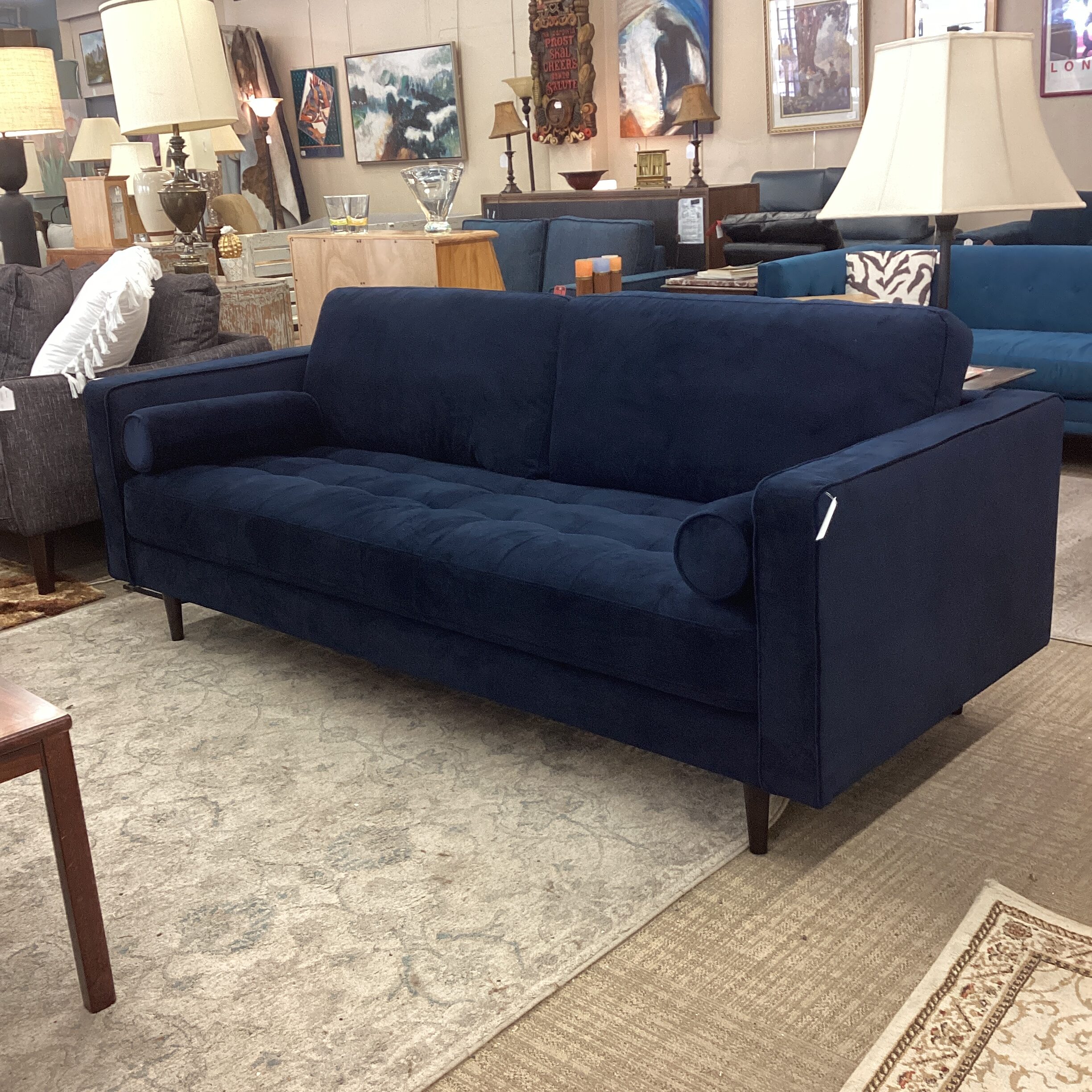 malmo navy sofa
