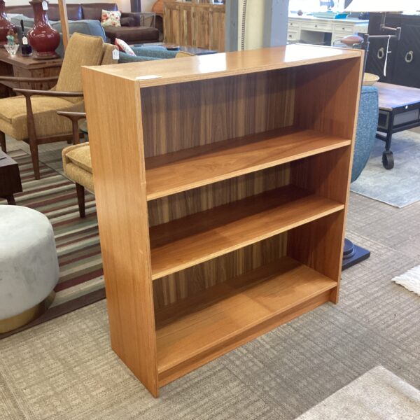 vintage teak 3 tier bookcase